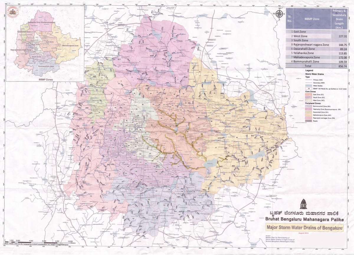 地図BBMP rajakaluve