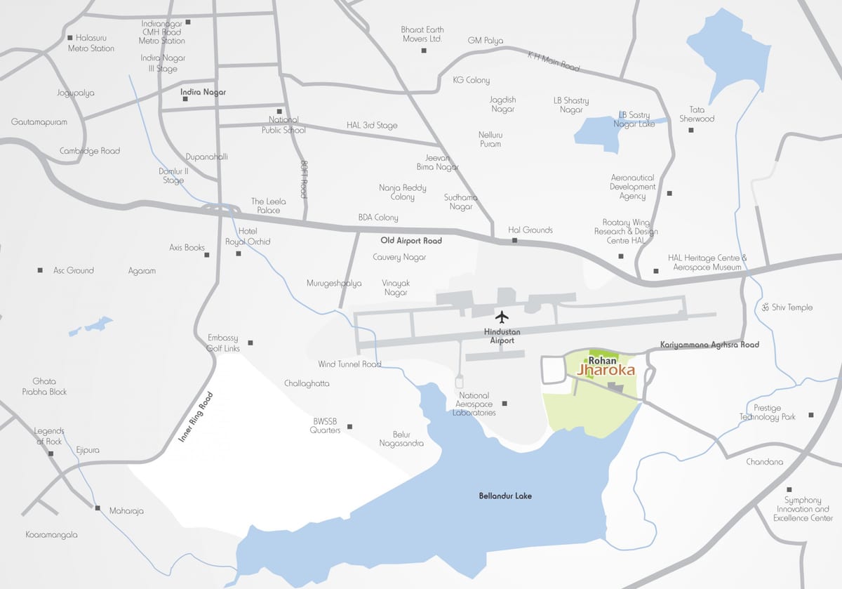 Bellandurバンガロール地図