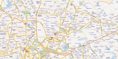 路線図のバンガロール