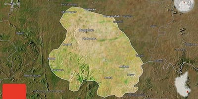 衛星地図のバンガロール