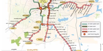 Namma線の2路線図