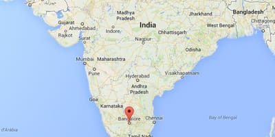 Banglore地図インド