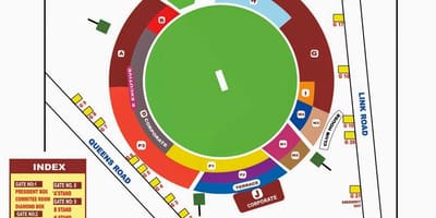Chinnaswamyスタジアム席図